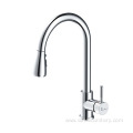 304 stainless steel pull-out kitchen faucet